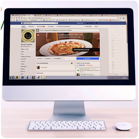 Gerenciamento do Facebook Profissional da Pizzaria Baruzzi